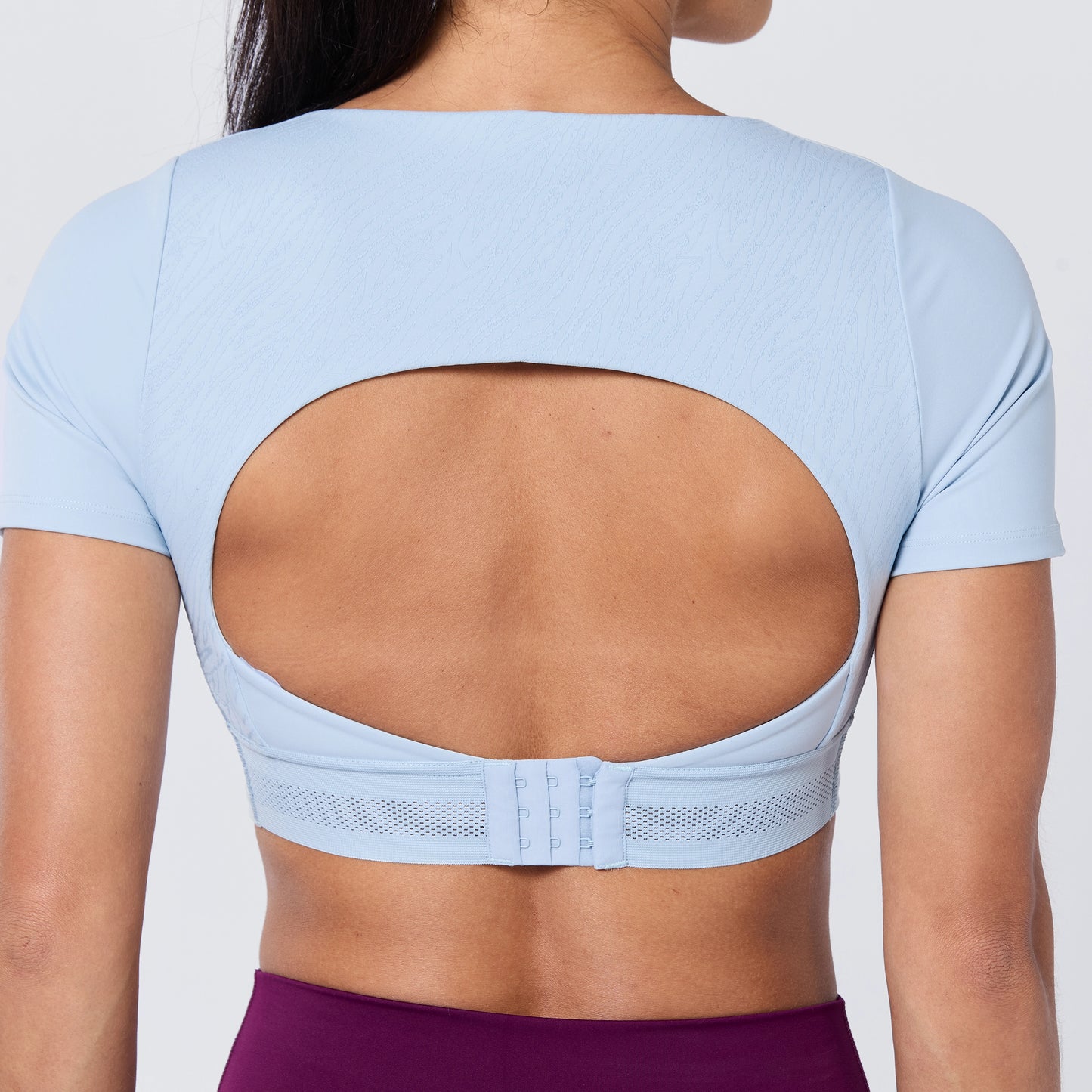 توب ضد الانزلاق مع حمالة صدر عالية التحمل - أزرق سماوي
