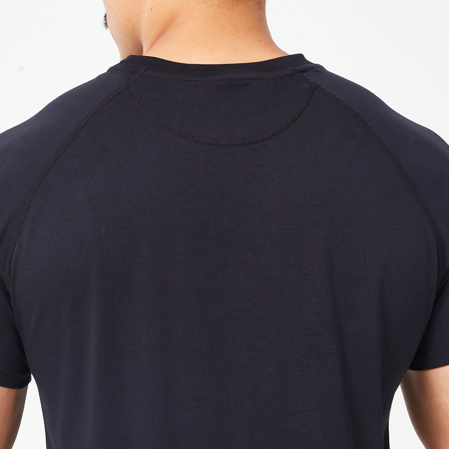 Golden Era Raglan Muscle T-shirt - Black Graphic