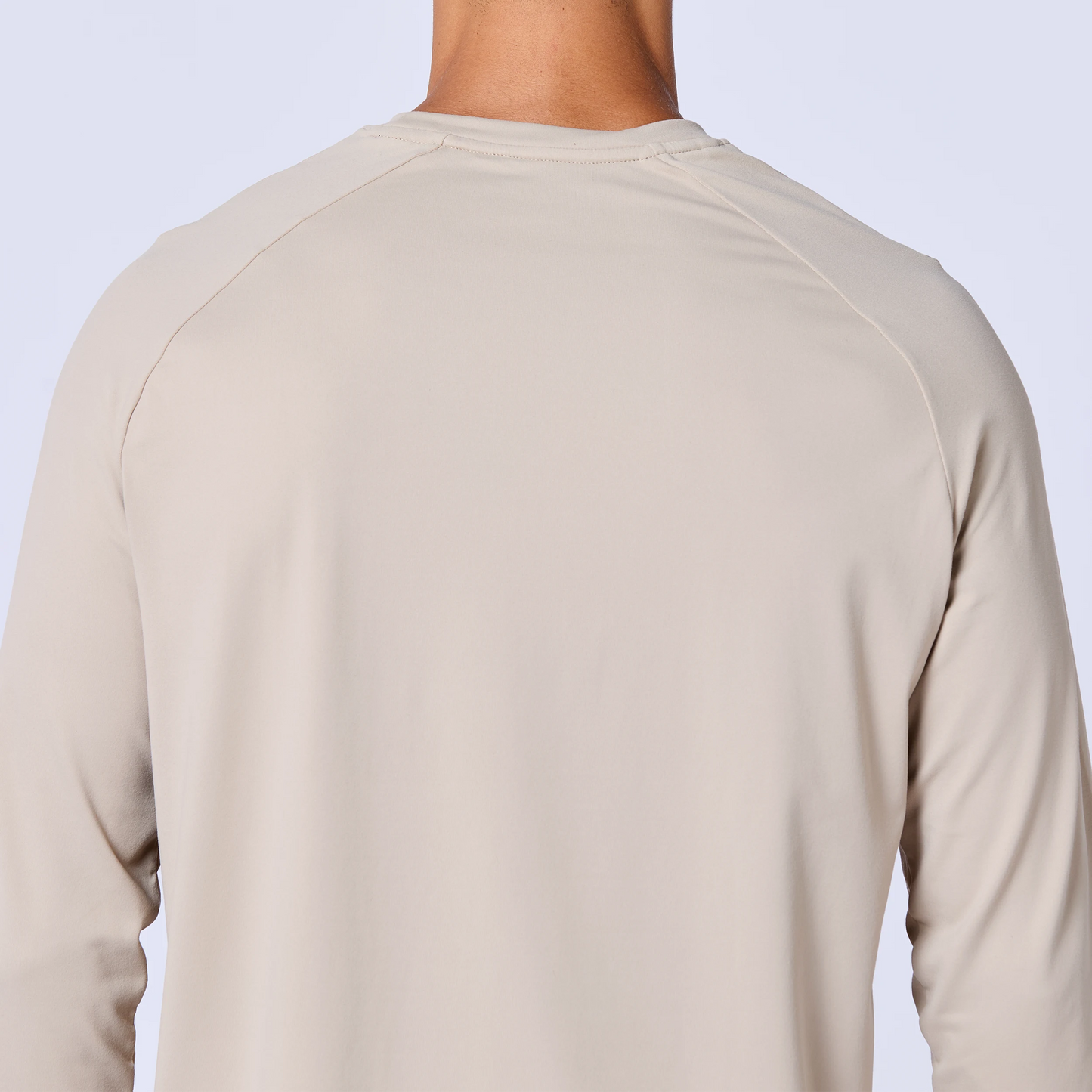  تيشرت ايسينشال اكتيف بأكمام طويلة - ترابي