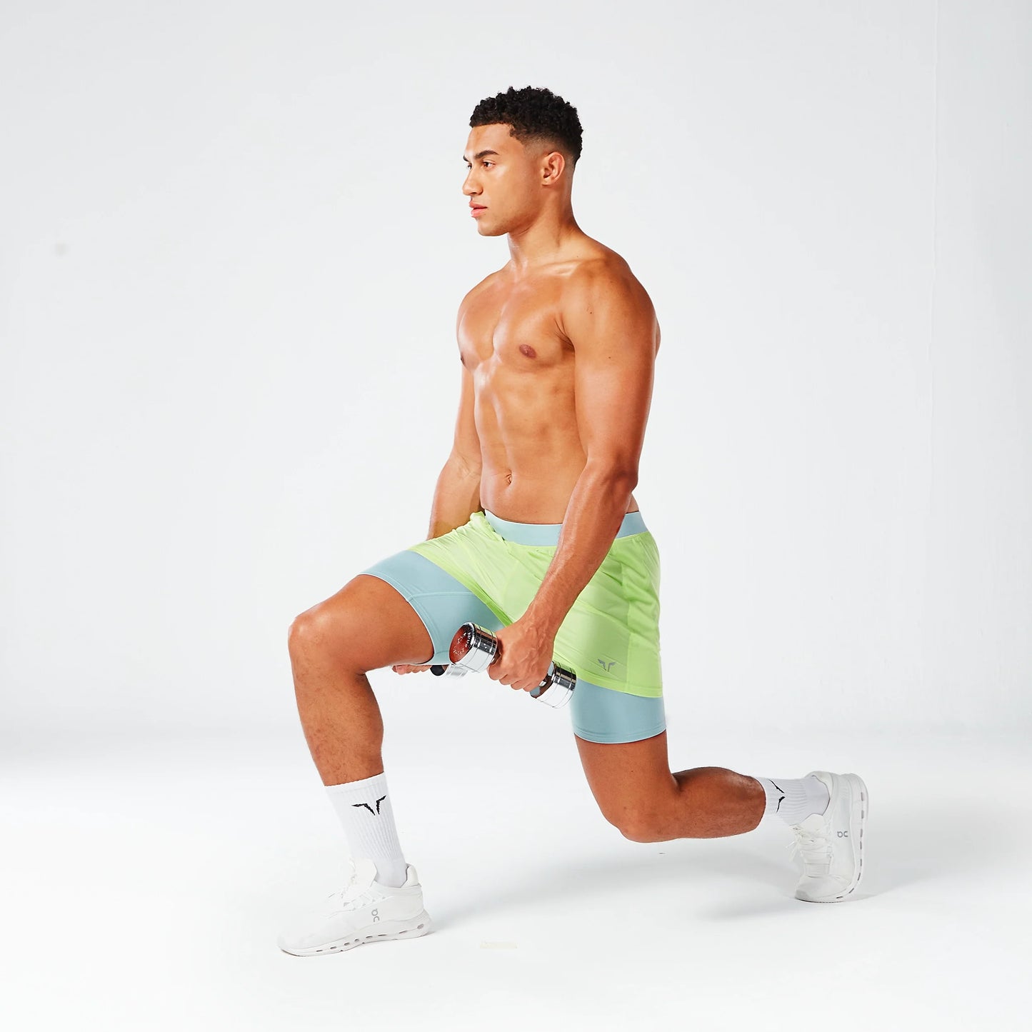 شورت لاب °360 برو 2 في 1 تي دراي™ - أخضر فاقع