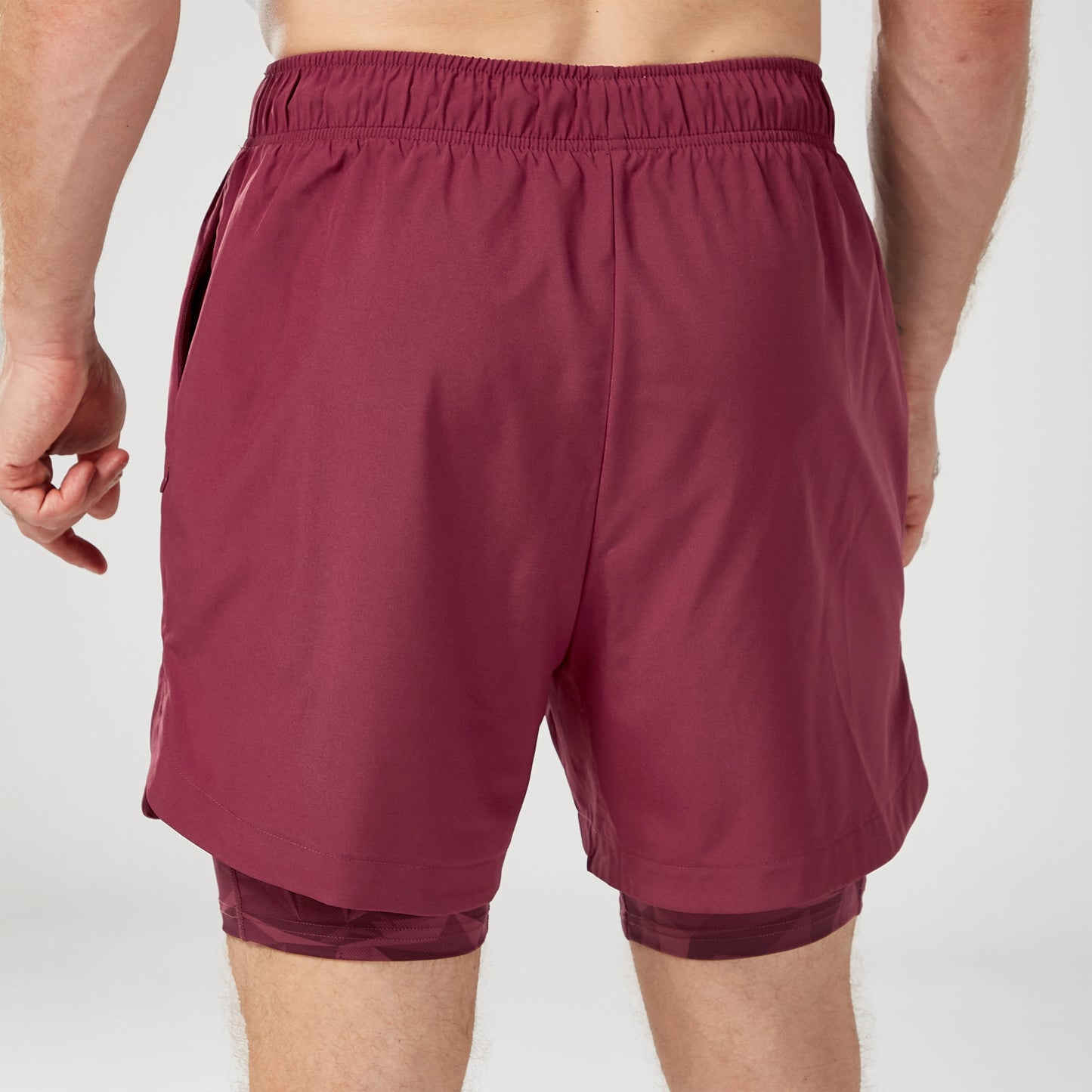 Limitless 2-in-1 7" Shorts - Burgundy