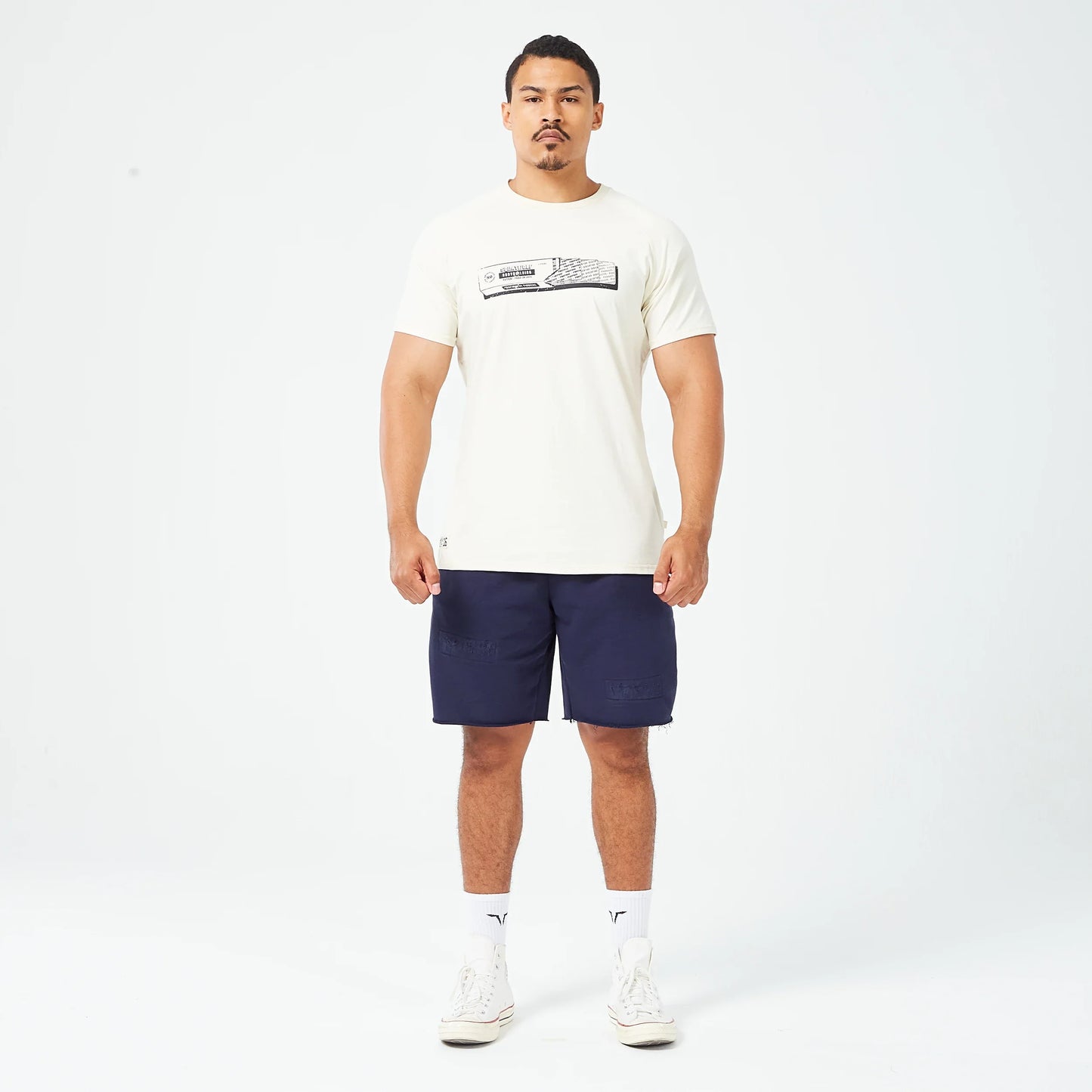 Golden Era Raglan Muscle T-shirt - Ecru