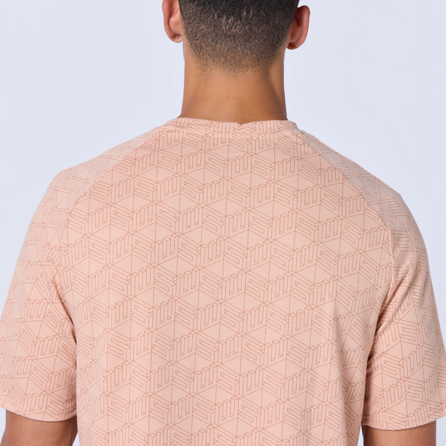 تيشرت ايسينشال اكتيف - طبعة سكري