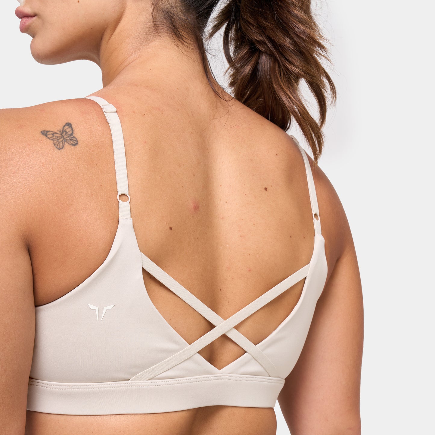 حمالة صدر بأربطة - فضي مطفي