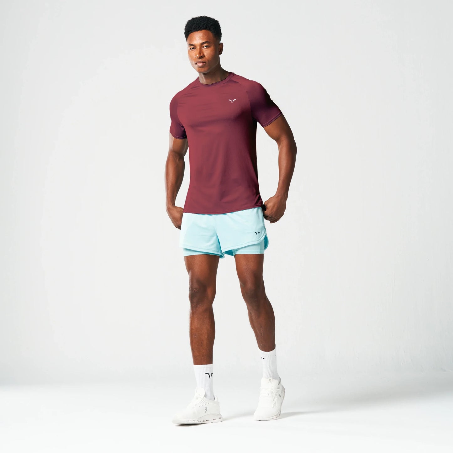 Core Mesh T-shirt 2.0 - Burgundy