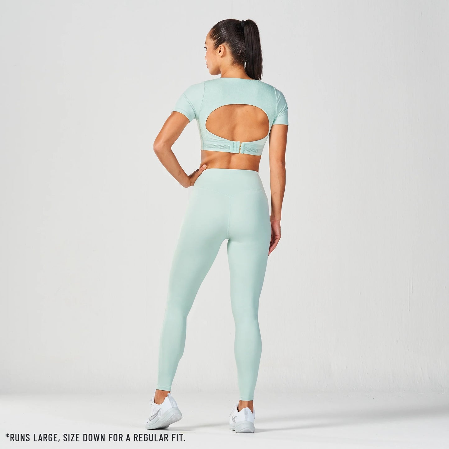 Untamed Panel Leggings 27" - Surf Spray