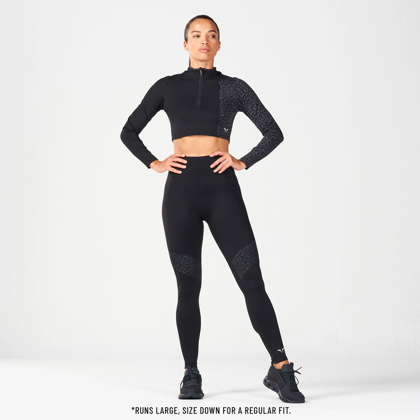 Untamed Panel Leggings 27" - Black