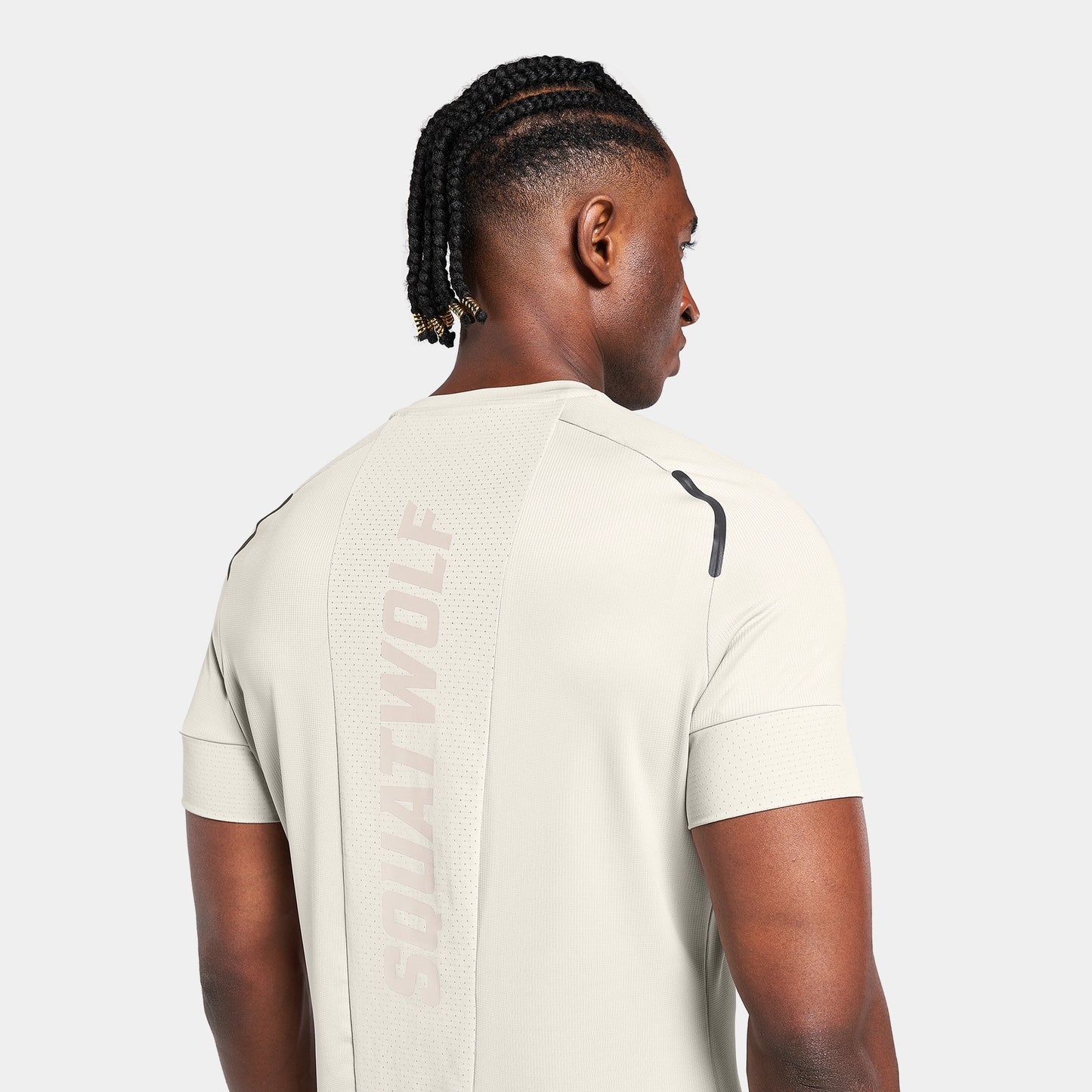 لاب 360° تيشيرت أكت دراي® جرافيكي - فضي مطفي