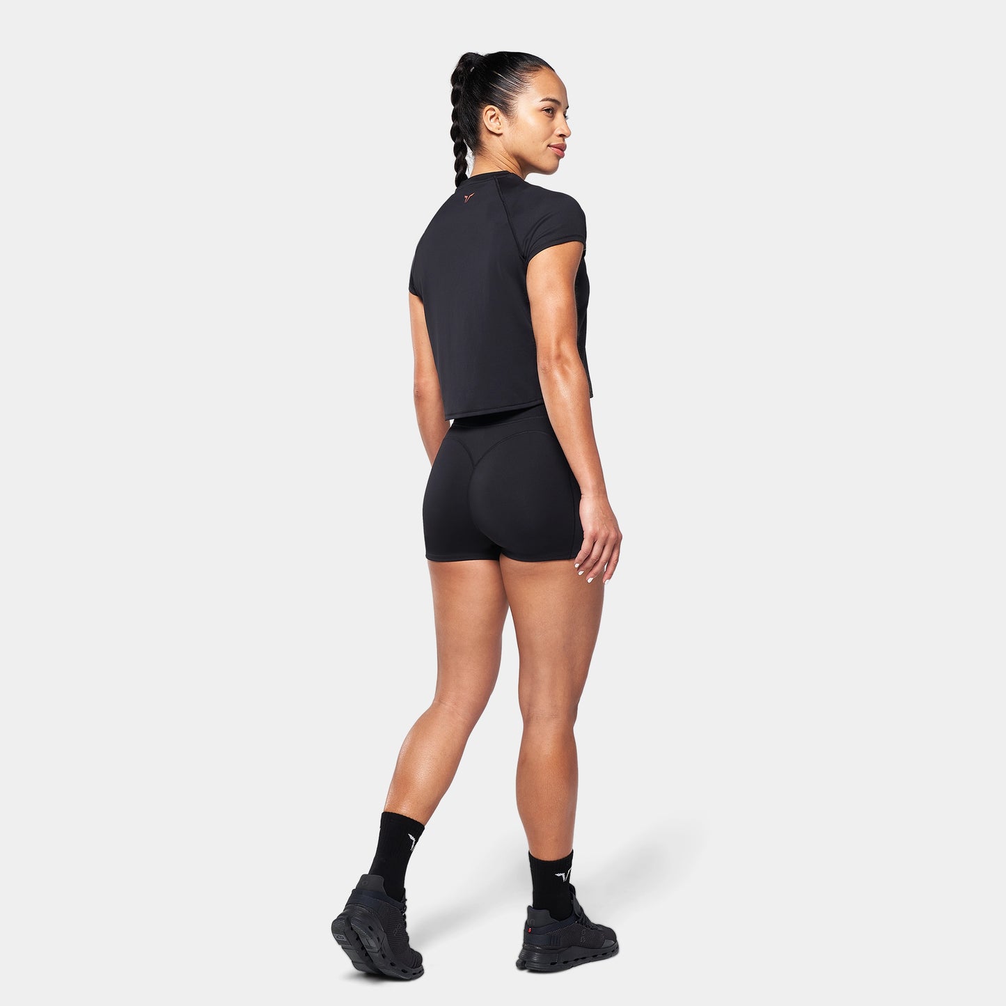 لاب 360° تيشيرت تي دراي® بفتحة رقبة  V - أسود