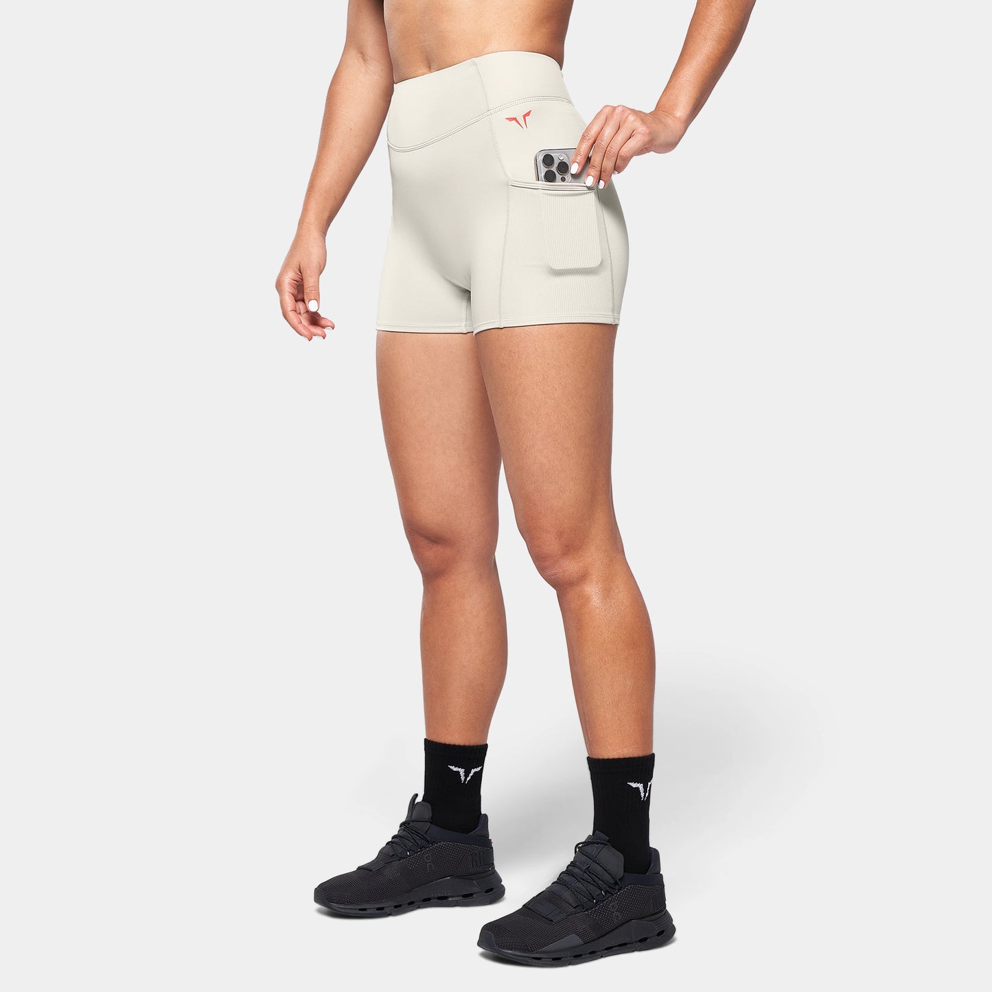 لاب 360° شورت تي دراي® 3 انش - فضي مطفي