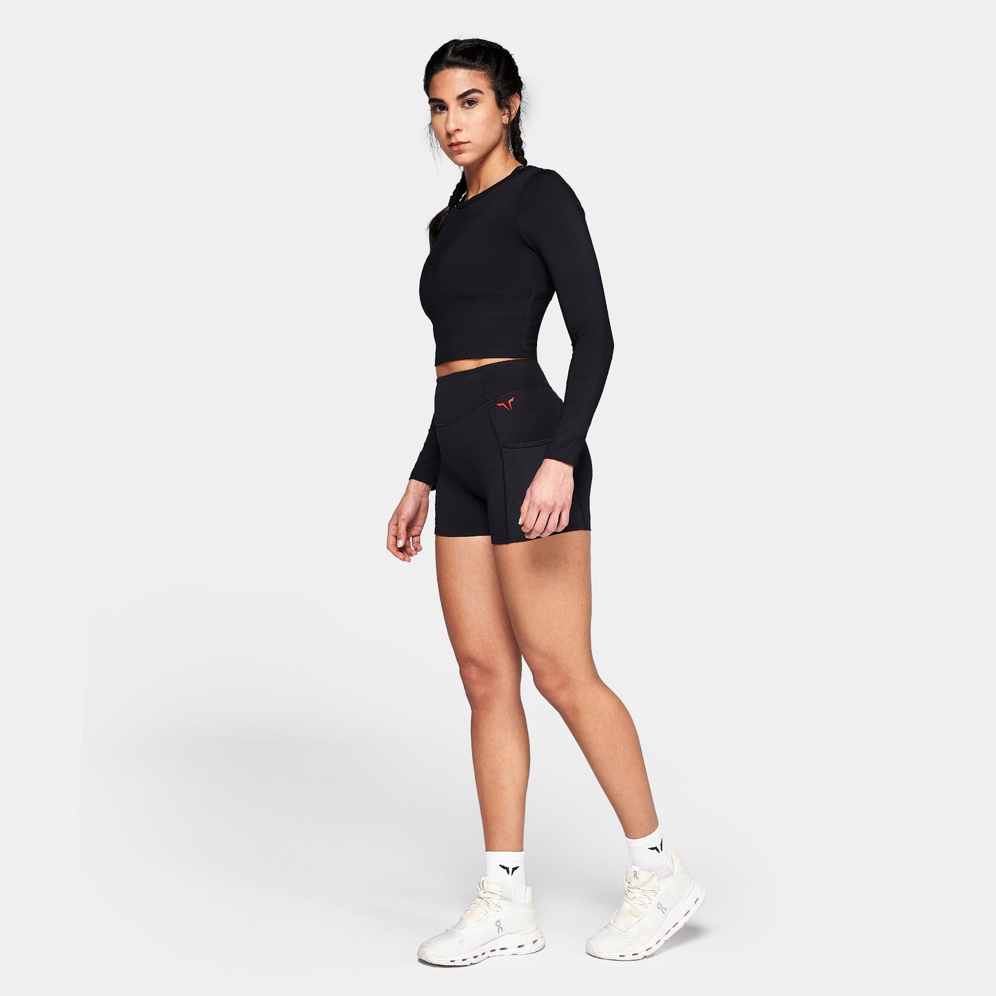 جوارب كاحل 3 قطع - أبيض لؤلؤي