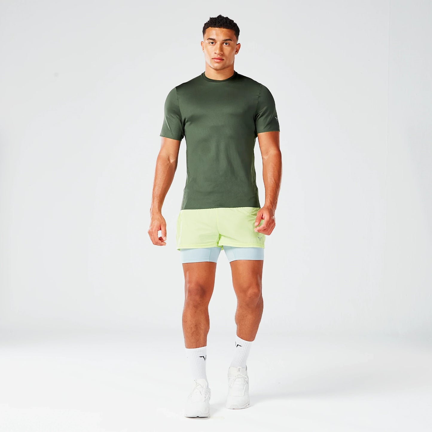 شورت لاب °360 برو 2 في 1 تي دراي™ - أخضر فاقع