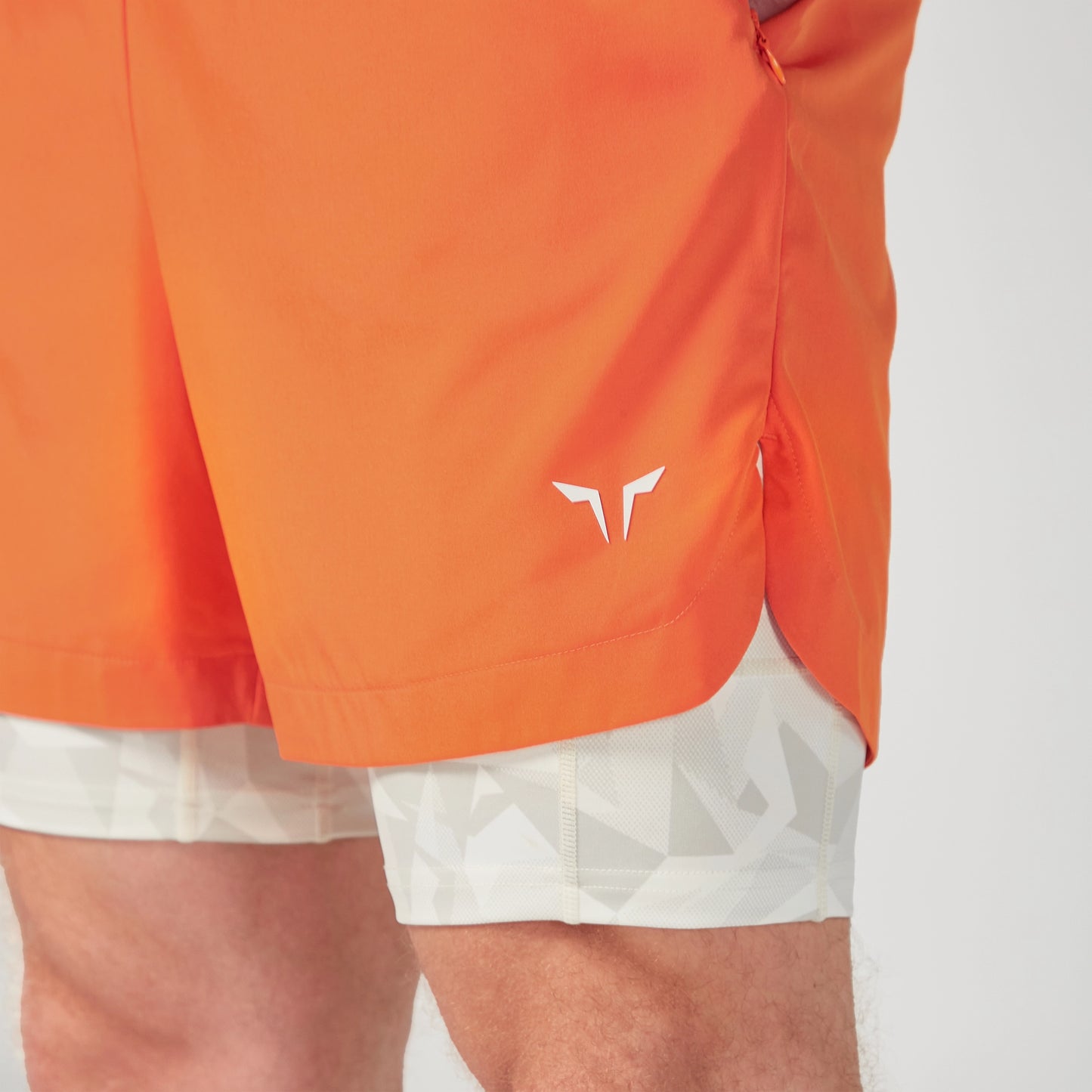 Limitless 2-in-1 7" Shorts - Persimmon Orange