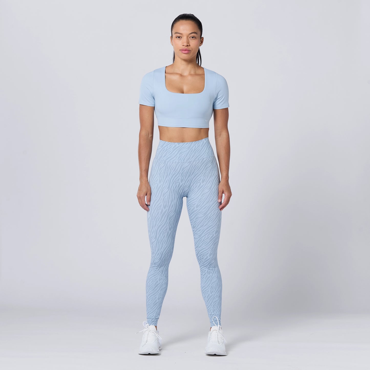 Anti-Slip Leggings 27" - Skyway Print