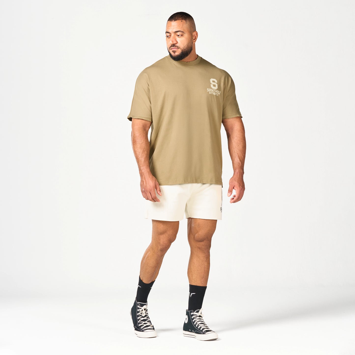 Stay Authentic Oversized T-shirt - Covert Green