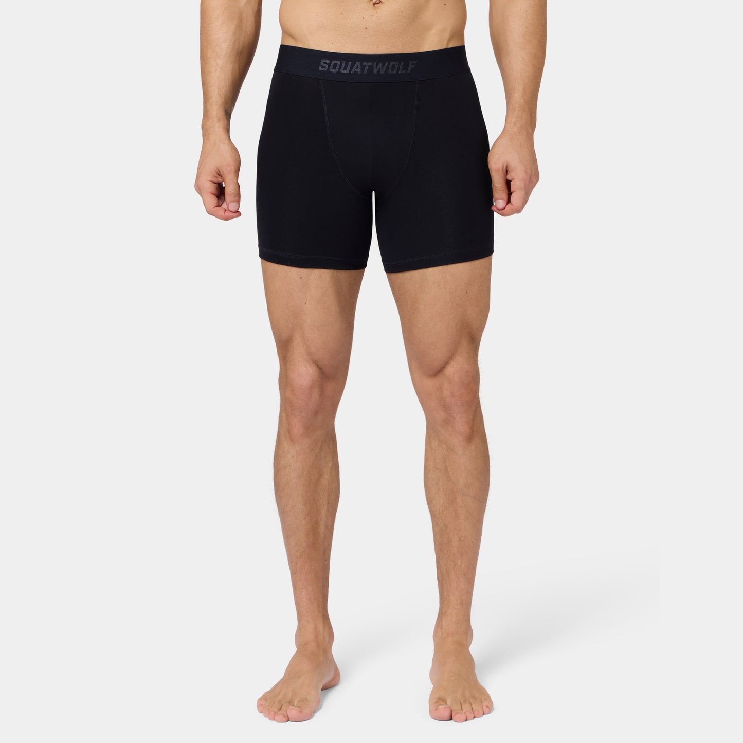 بوكسر قطني 5" 3 قطع - أسود