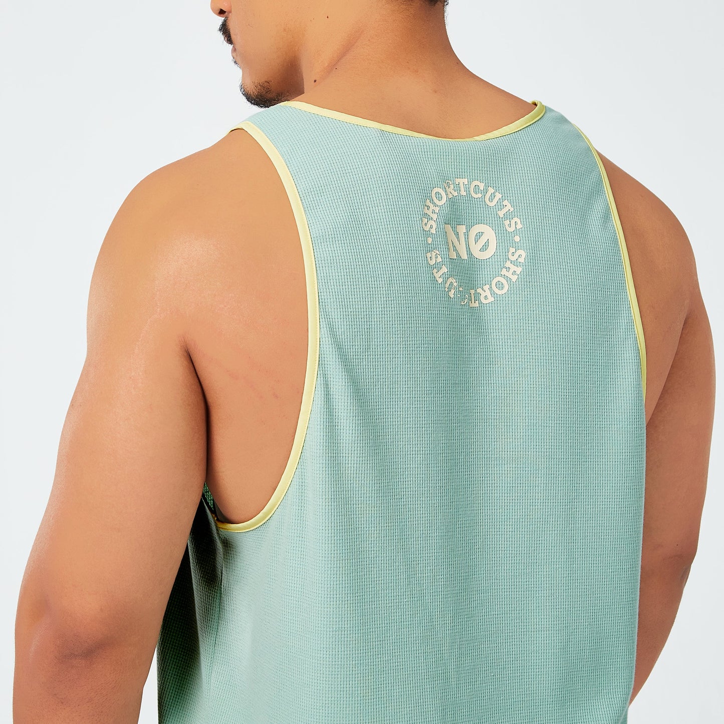 Golden Era Authentic Waffle Tank - Aqua Foam