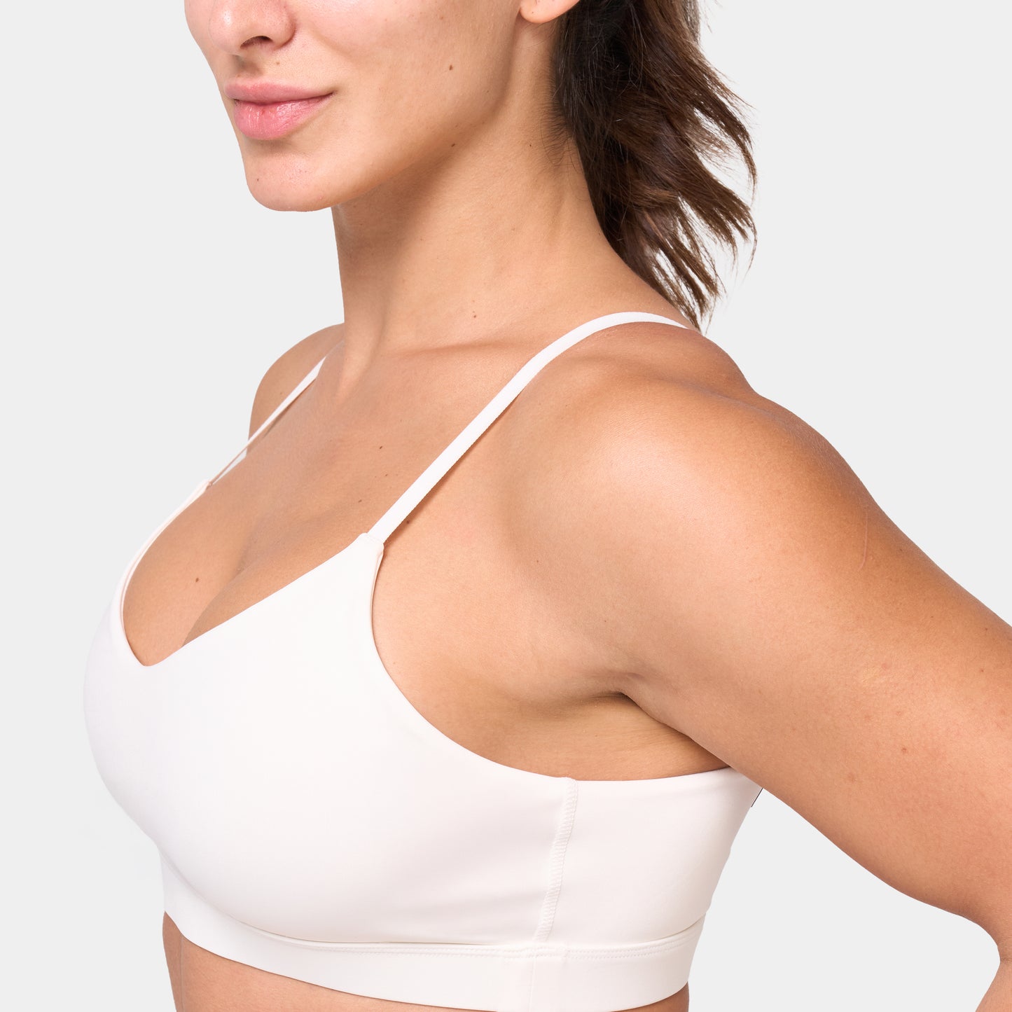 حمالة صدر بأربطة - أبيض لؤلؤي 