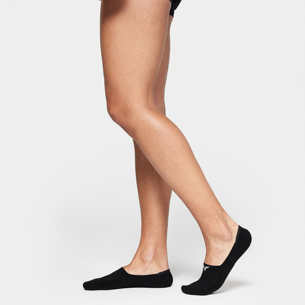 جوارب مخفية - 3 قطع - أسود