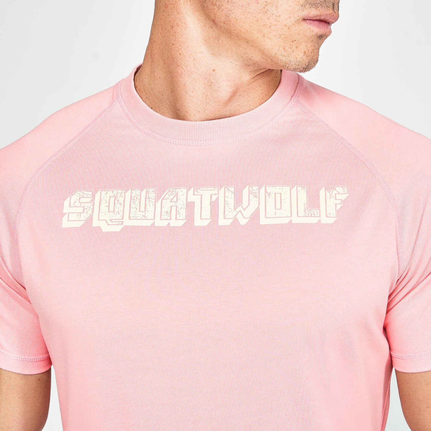 تيشيرت رغلان جرافيكي رياضي - موف فاتح