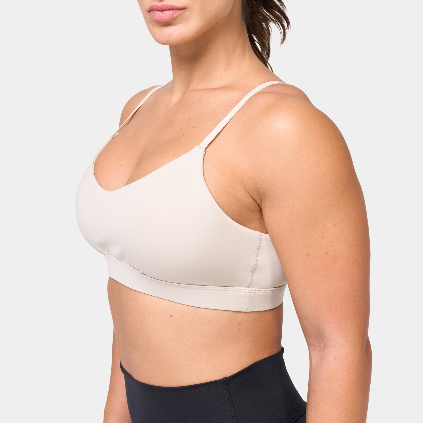 حمالة صدر بأربطة - فضي مطفي