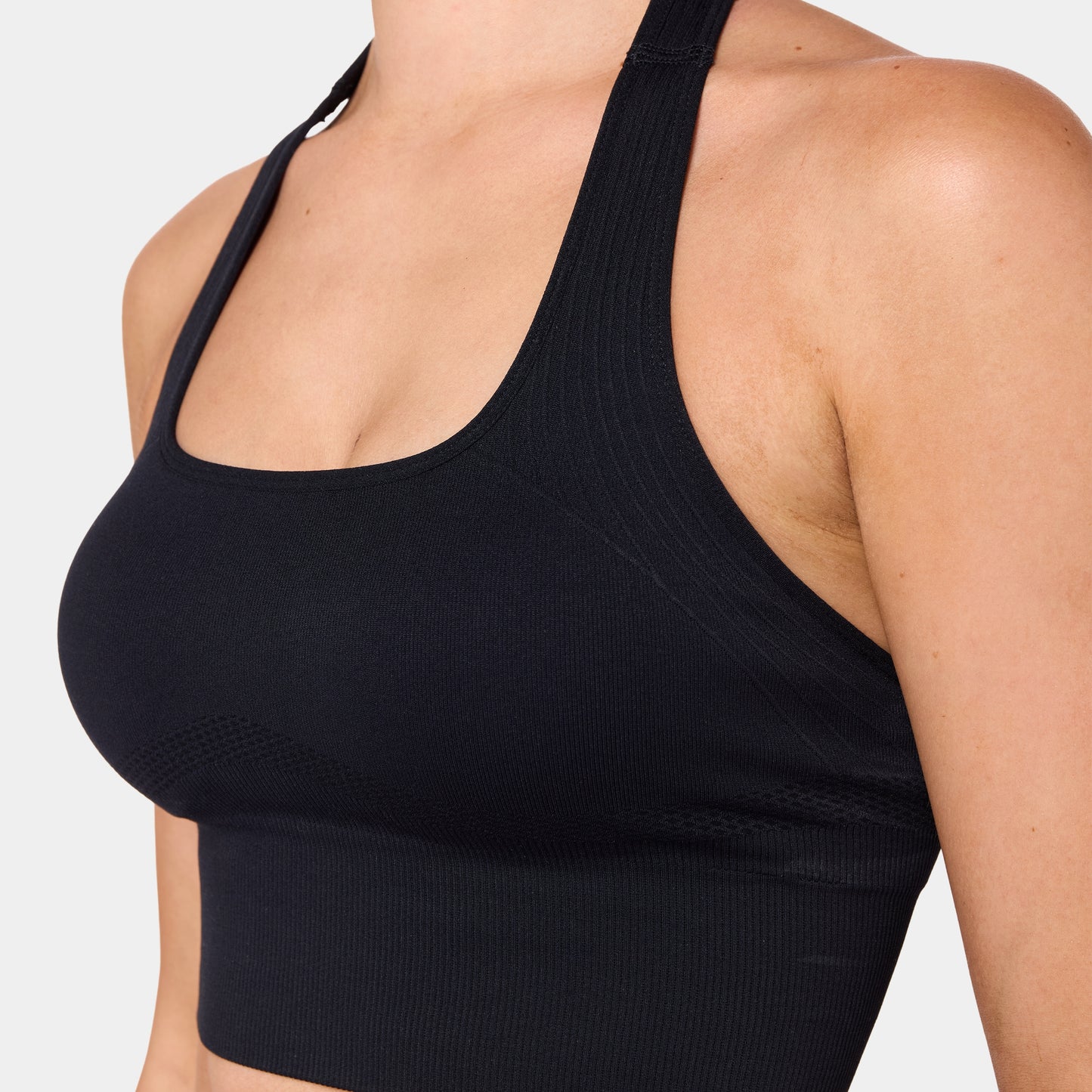 Seamless Contour Halter Brami - Black