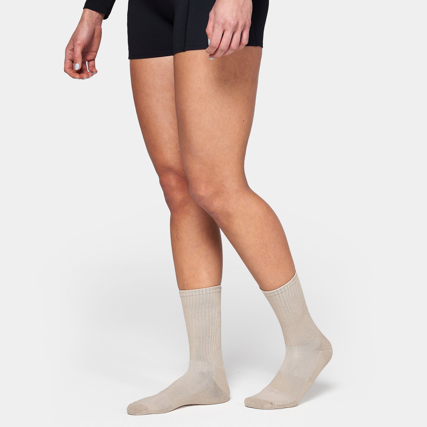 Wordmark Crew Socks 3 Pack - Silver Lining