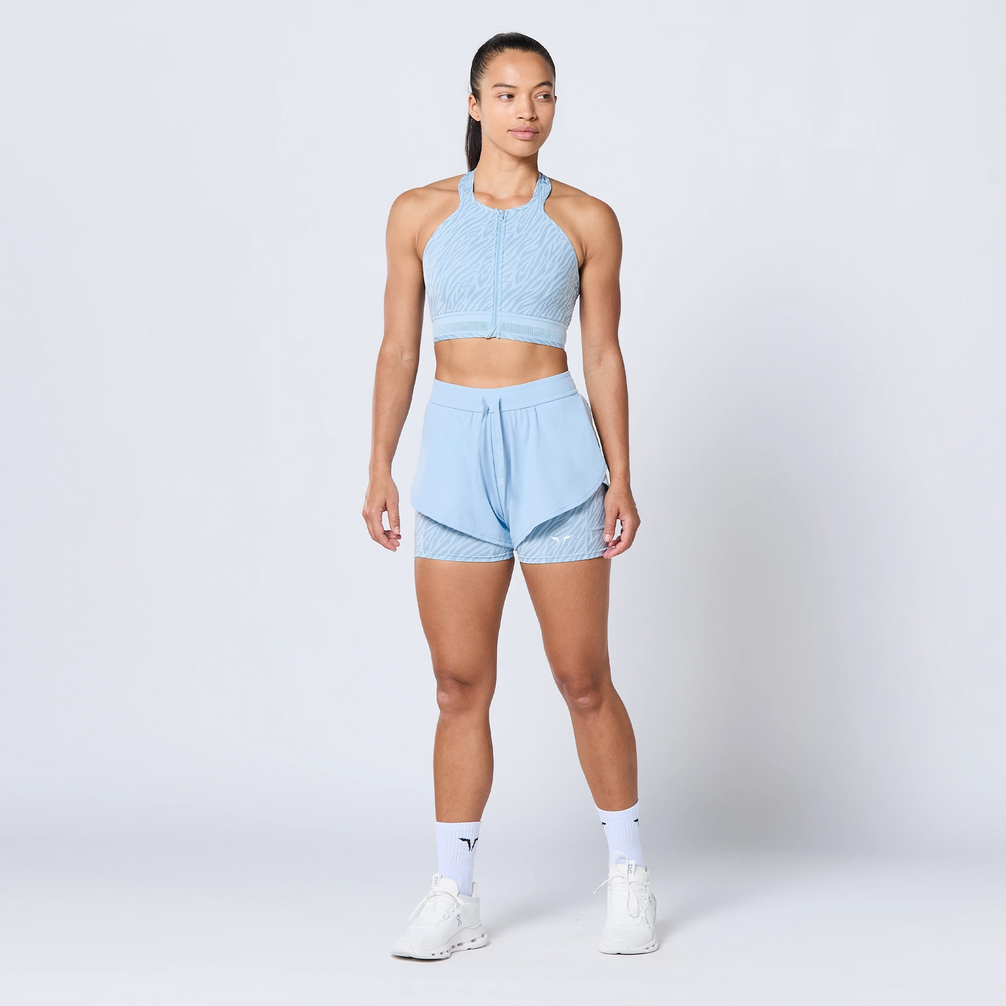 حمالة صدر أنتيمد بسحاب - سماوي