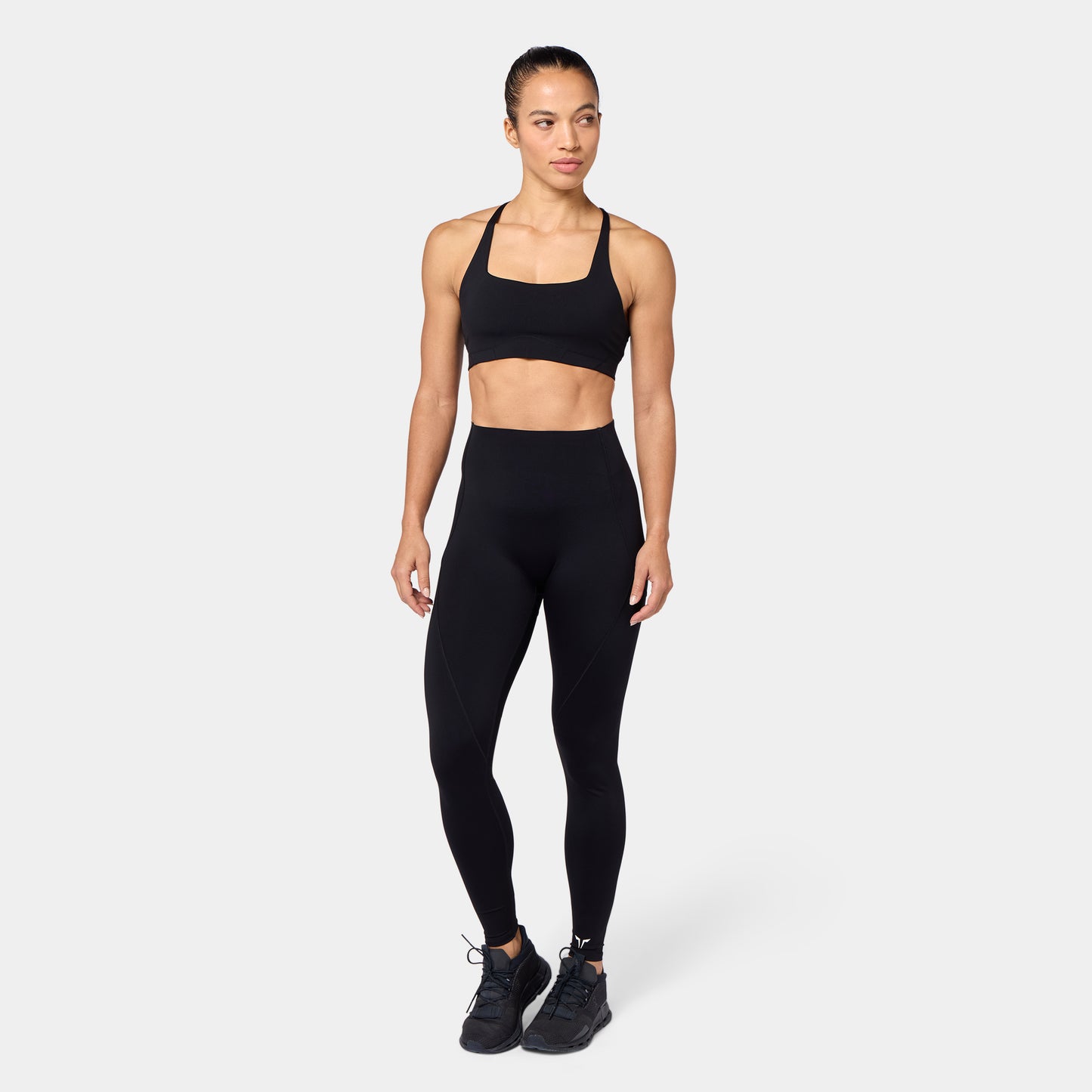 ليقنز كونتور 27" بخصر مرتفع - أسود