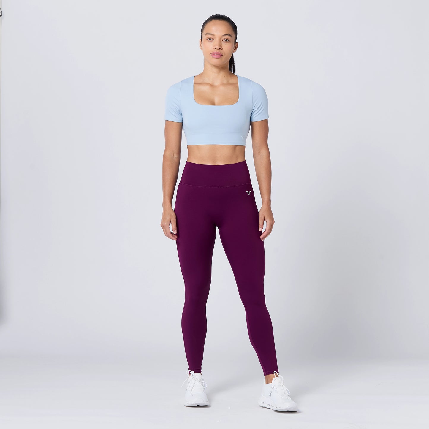 توب ضد الانزلاق مع حمالة صدر عالية التحمل - أزرق سماوي