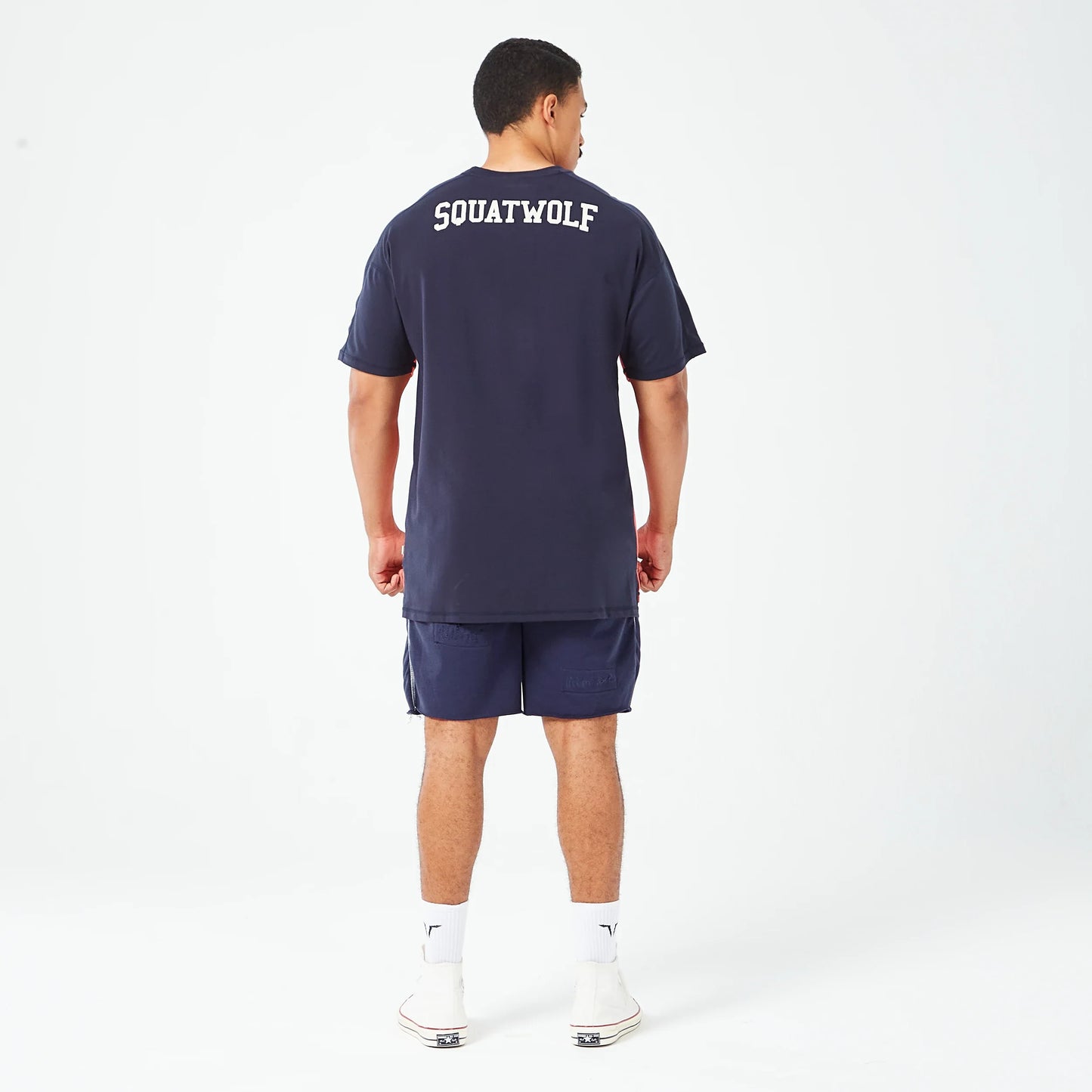 Golden Era Legacy Oversized T-shirt - Rose of Sharon & Navy