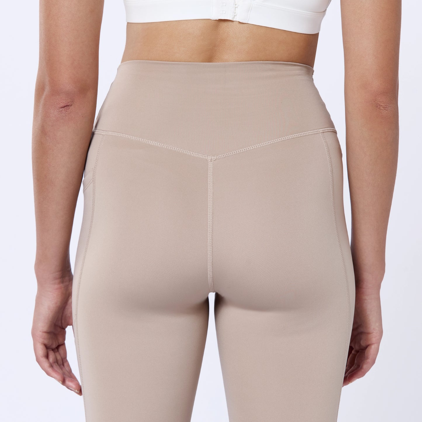 Essential High Waisted Leggings 27" - Cobblestone