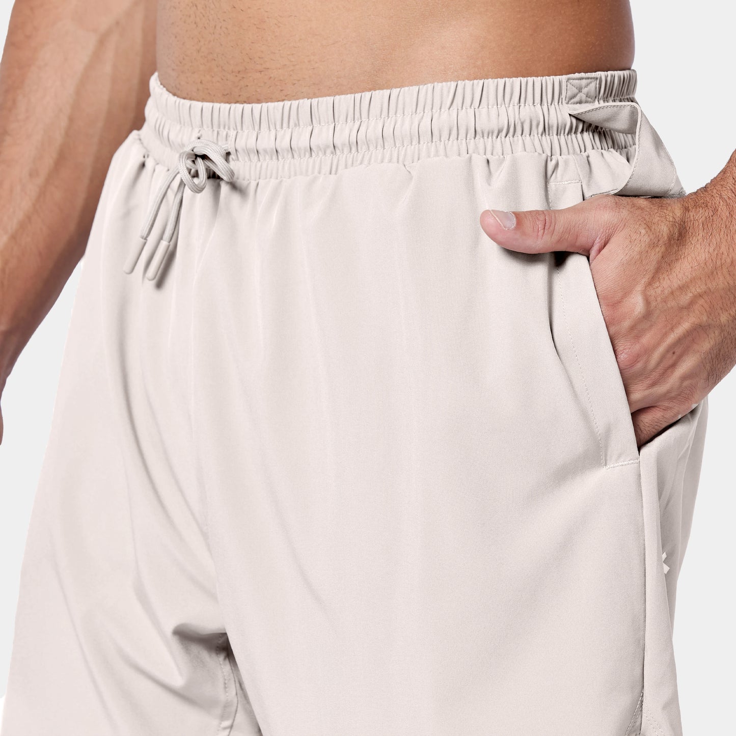 شورت فاونديشن 5" 2 في 1 - فضي مطفي