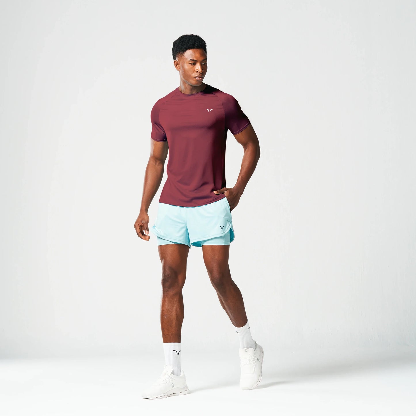 Core Mesh T-shirt 2.0 - Burgundy