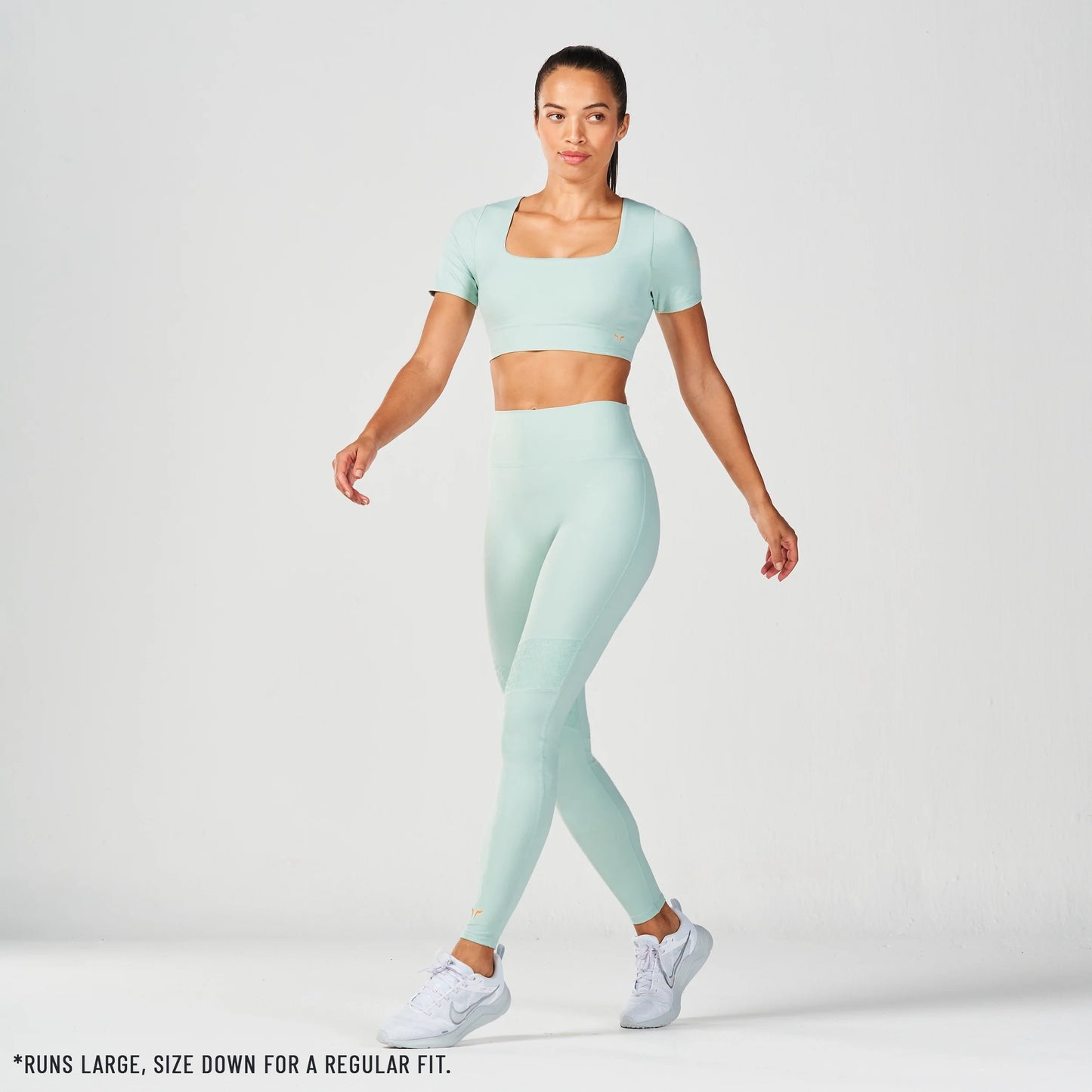 Untamed Panel Leggings 27" - Surf Spray