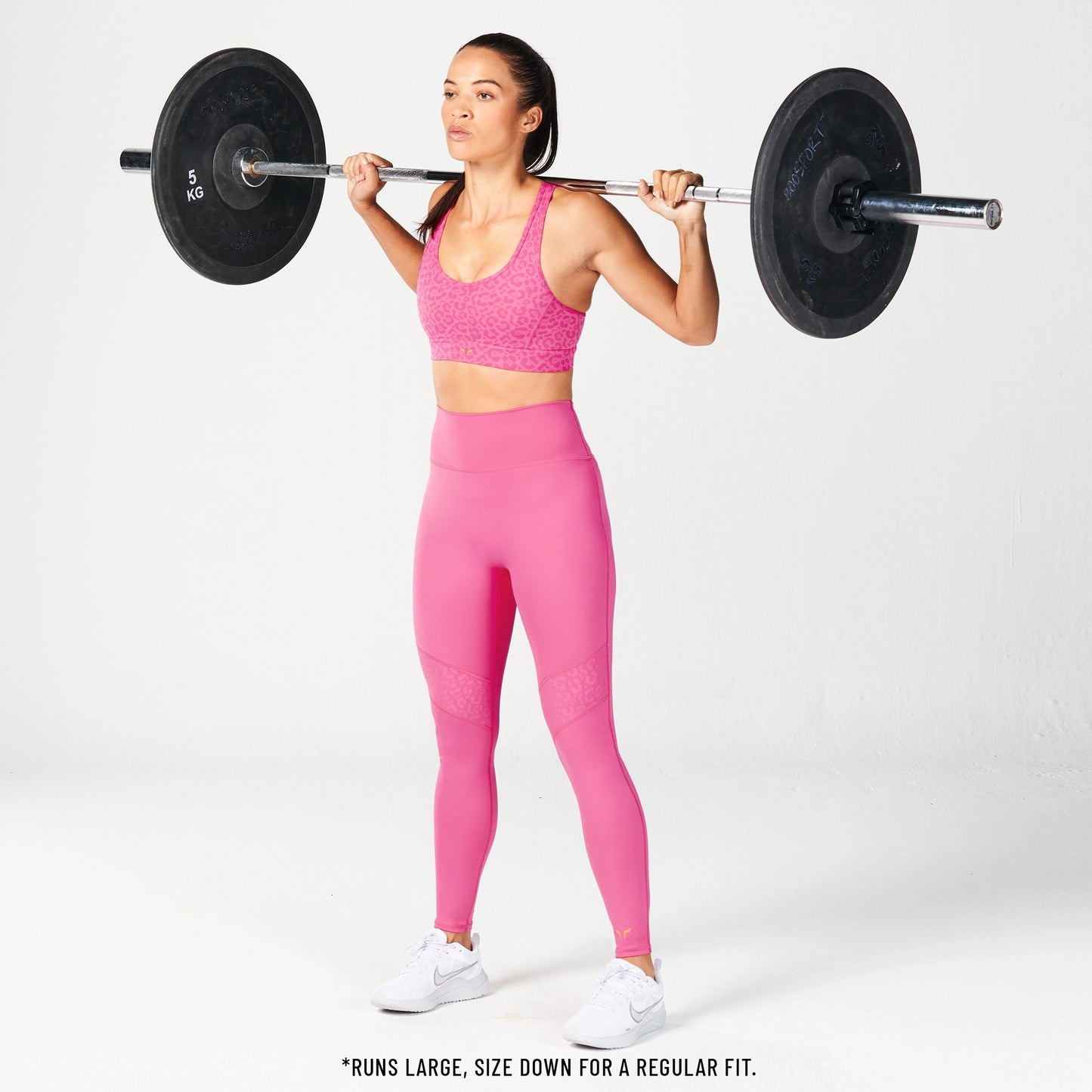 Untamed Panel Leggings 27" - Hot Pink