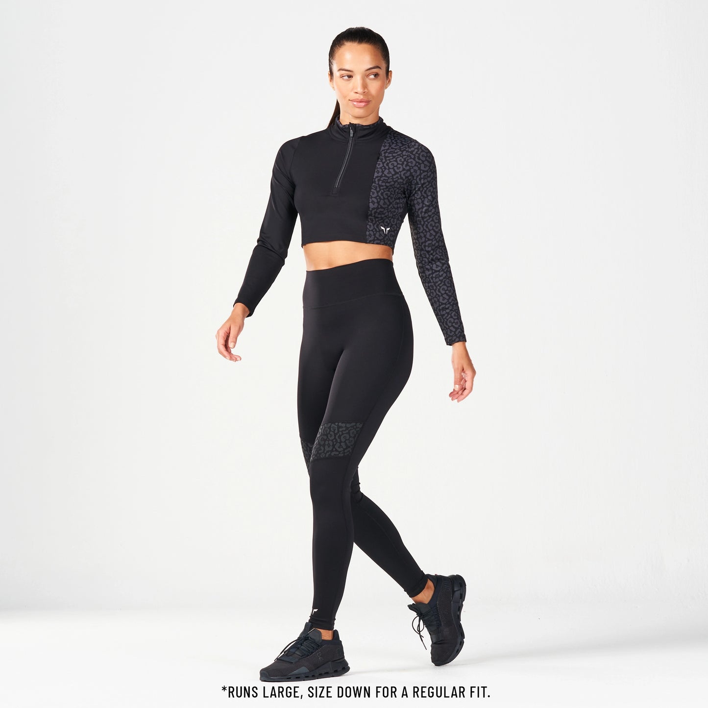 Untamed Panel Leggings 27" - Black