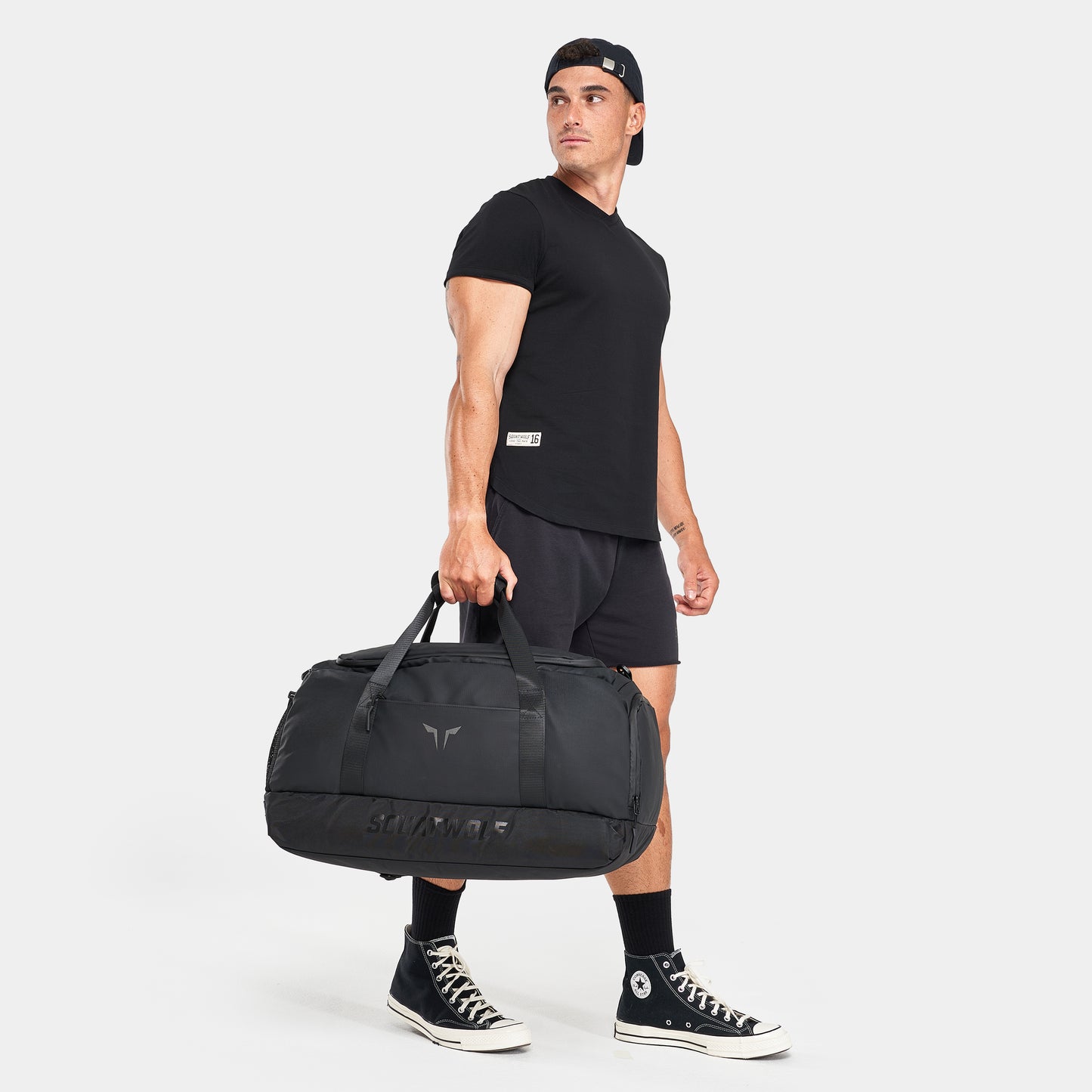 حقيبة رياضية كبيرة 42 لتر - أسود