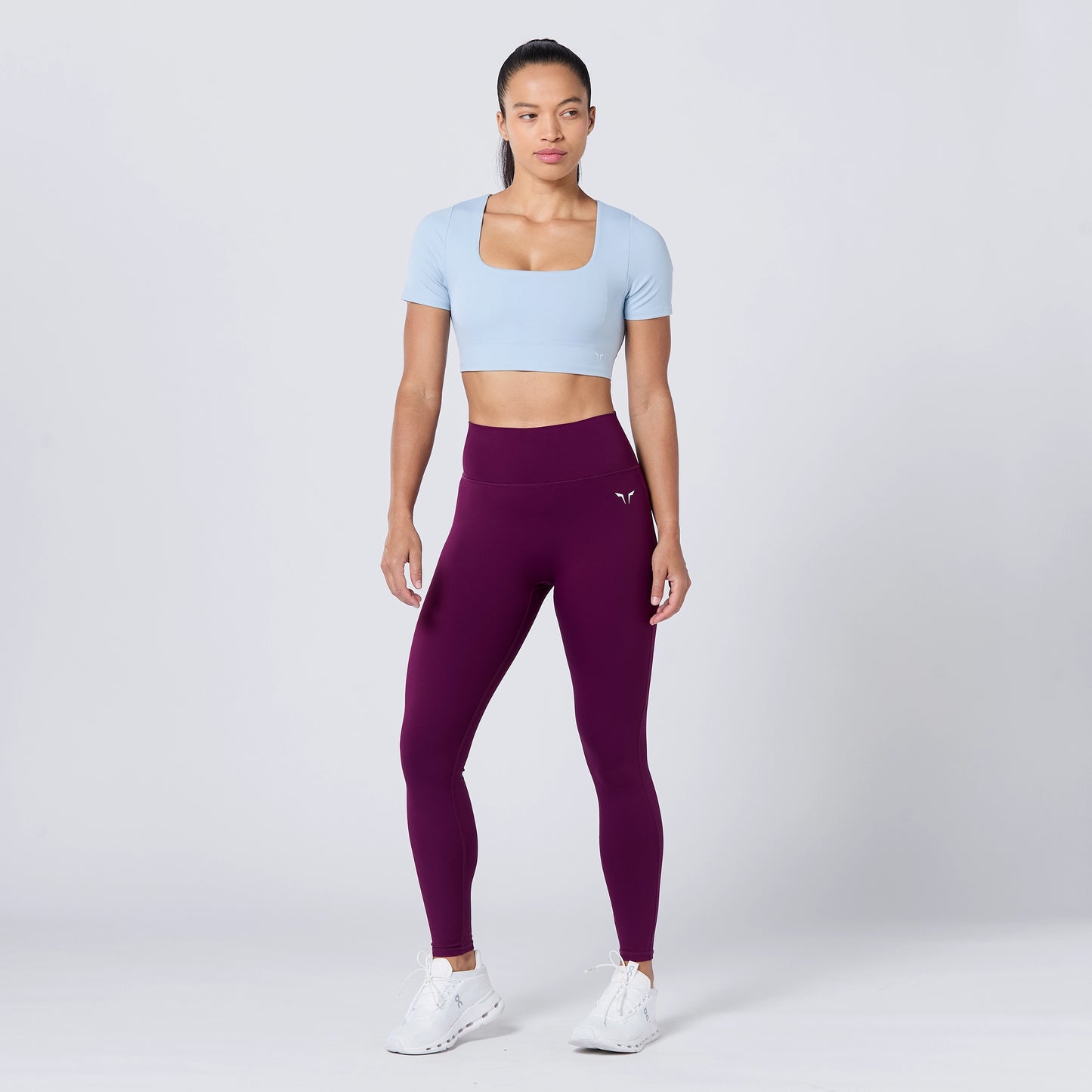 توب ضد الانزلاق مع حمالة صدر عالية التحمل - أزرق سماوي