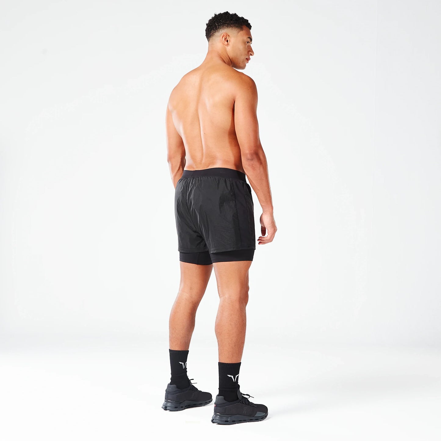 شورت لاب °360 برو 2 في 1 تي دراي™ - أسود