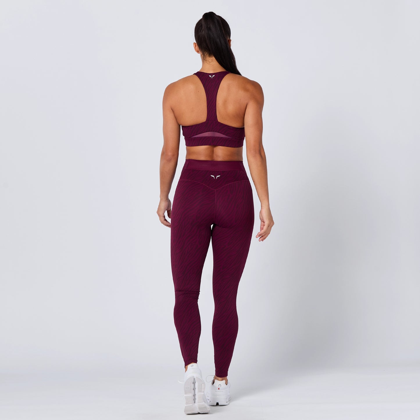 Racer Back Bra - Pickled Beet Print