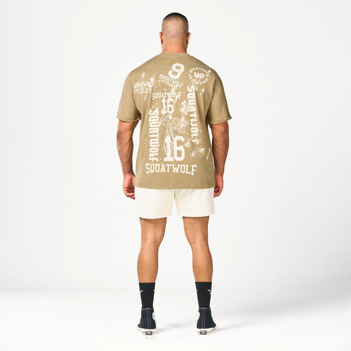 Stay Authentic Oversized T-shirt - Covert Green