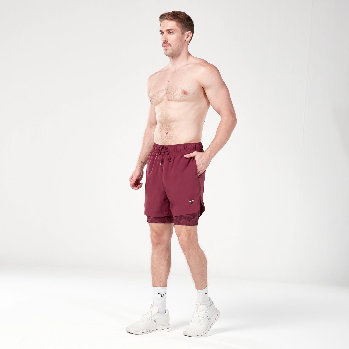 Limitless 2-in-1 7" Shorts - Burgundy