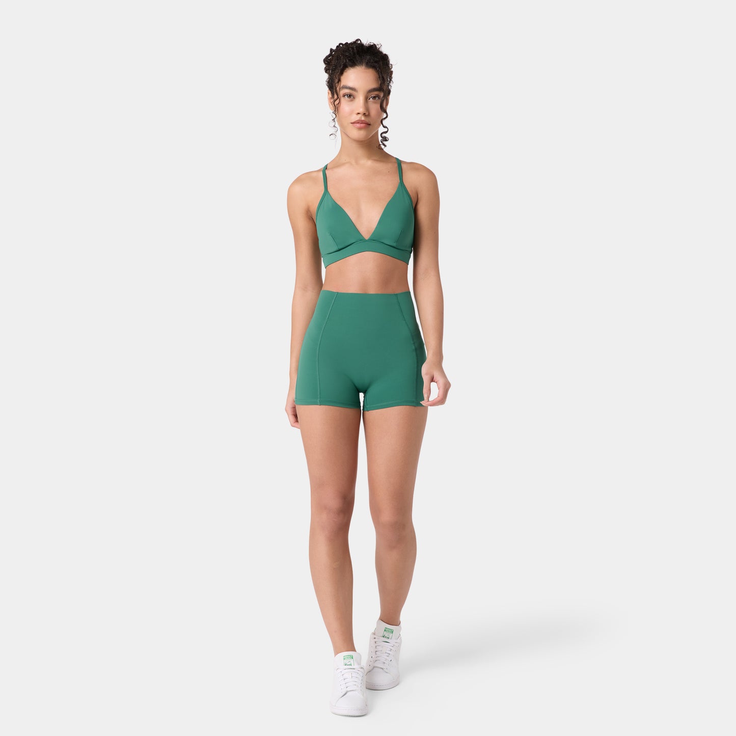 Authentic Cross Back Bra - Galapagos Green