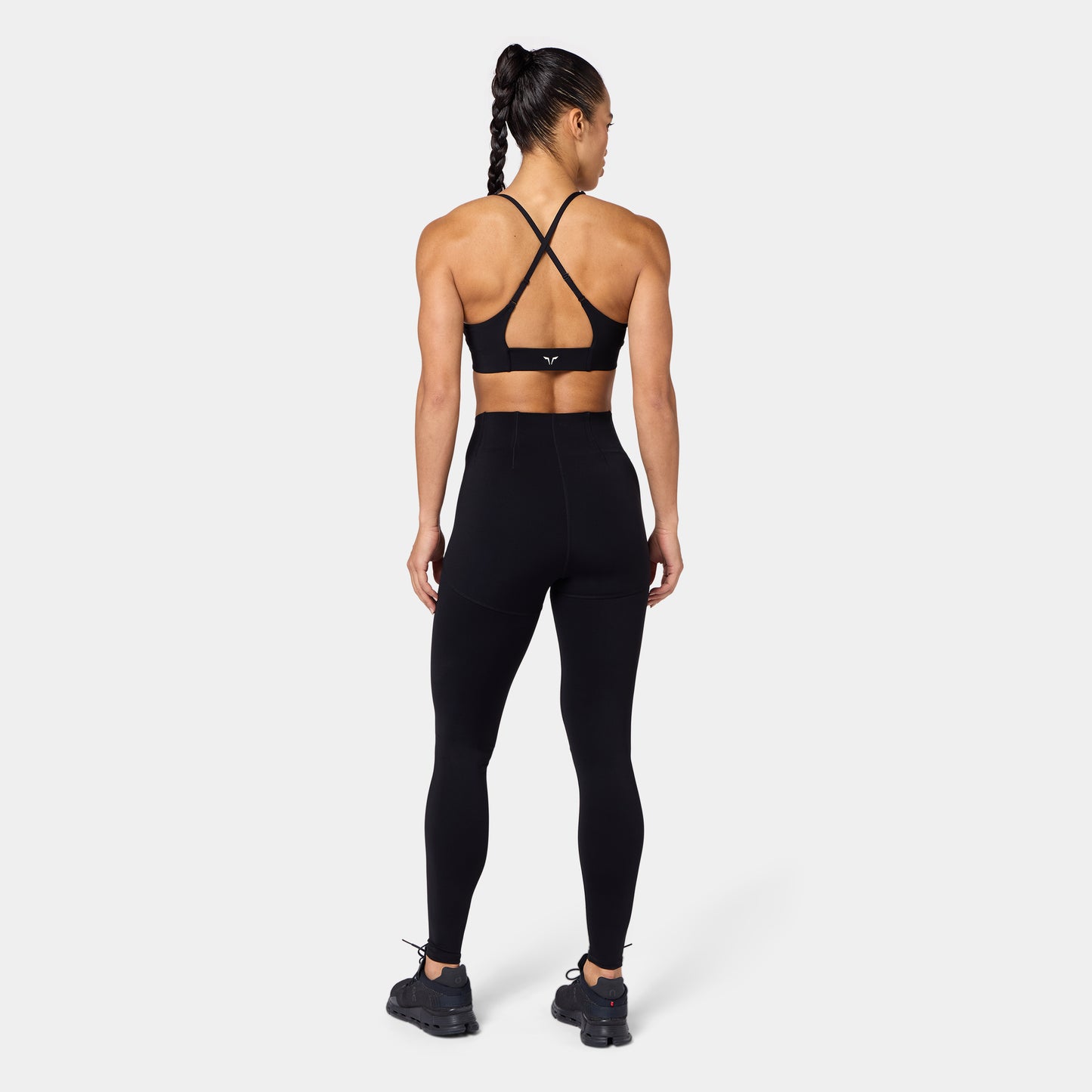 ليقنز كونتور 27" بخصر مرتفع - أسود