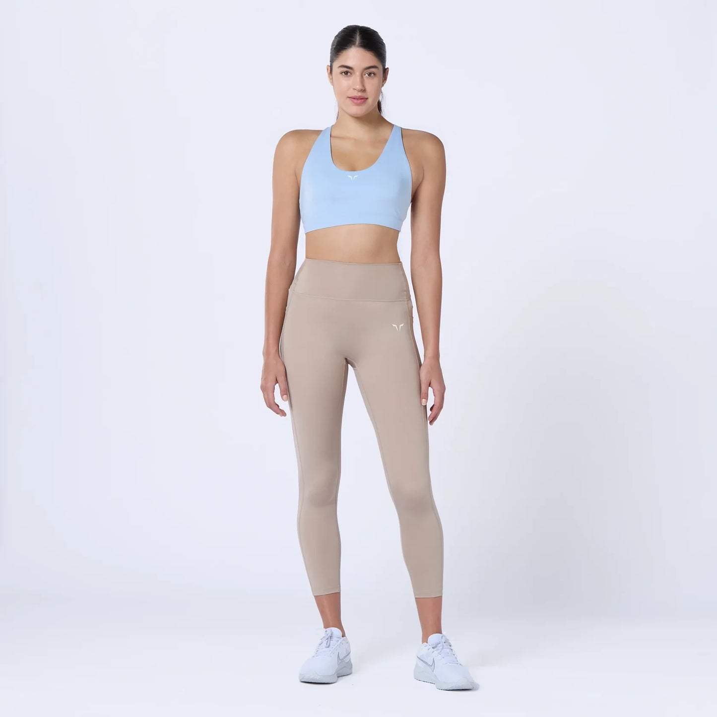 ليقينز بخصر مرتفع 24" - ترابي