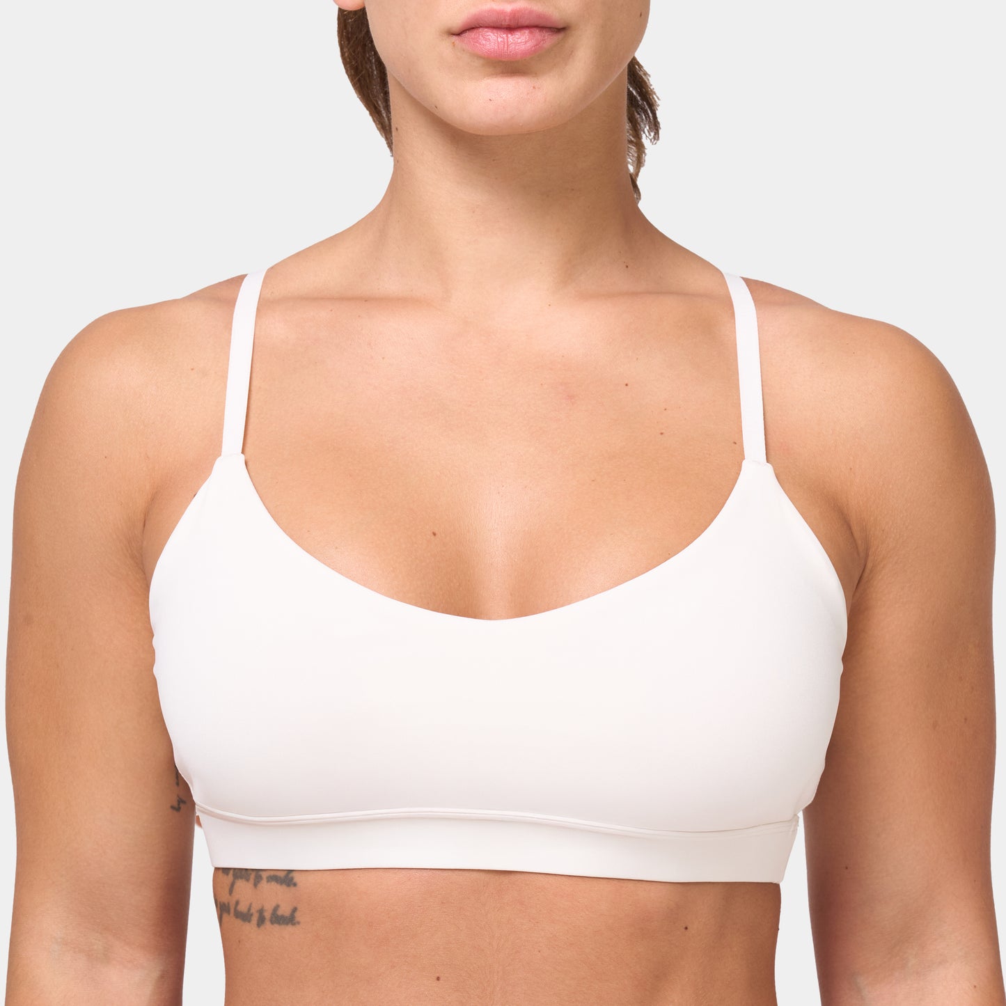 حمالة صدر بأربطة - أبيض لؤلؤي 