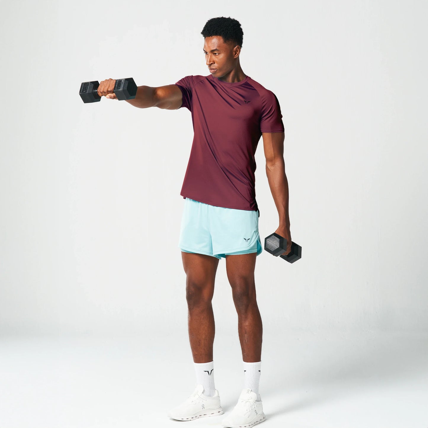 Core Mesh T-shirt 2.0 - Burgundy