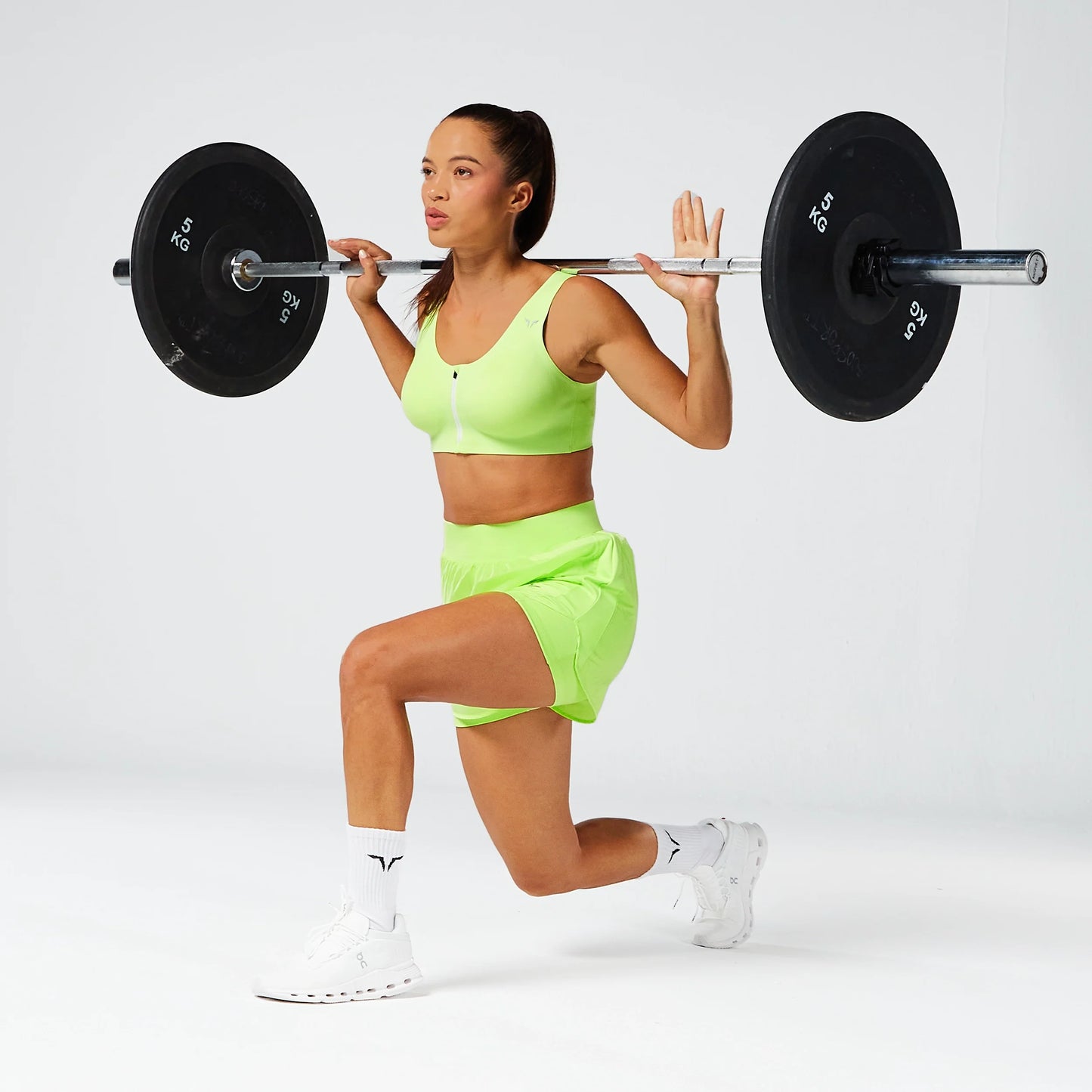 شورت لاب °360 سبرينت 2 في 1 - أخضر فاقع