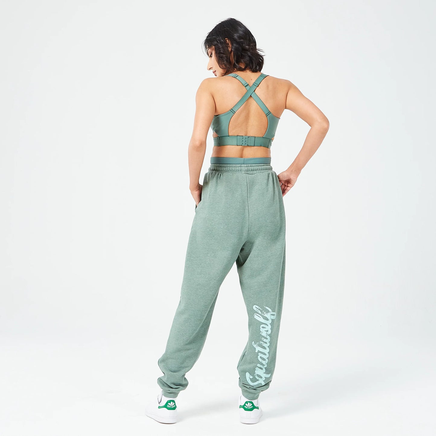 بنطلون رياضي خفيف ريتروجراد بلش - أخضر غامق مارل